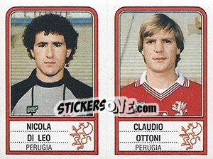 Sticker Nicola Di Leo / Claudio Ottoni - Calciatori 1983-1984 - Panini