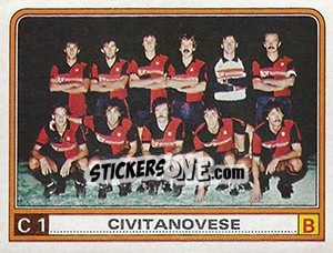 Cromo Squadra Civitanovese - Calciatori 1983-1984 - Panini