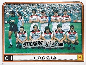 Sticker Squadra Foggia - Calciatori 1983-1984 - Panini