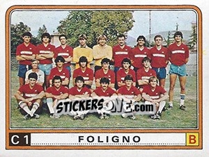 Cromo Squadra Foligno - Calciatori 1983-1984 - Panini