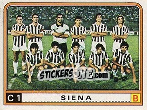 Cromo Squadra Siena - Calciatori 1983-1984 - Panini