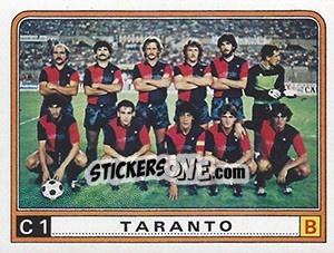 Cromo Squadra Taranto - Calciatori 1983-1984 - Panini