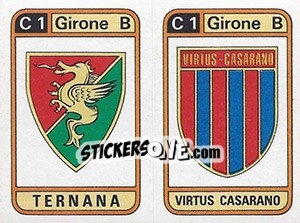 Sticker Scudetto Ternana / Virtus Casarano - Calciatori 1983-1984 n. 540 - Panini