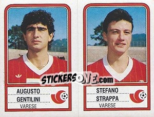 Sticker Augusto Gentilini / Stefano Strappa - Calciatori 1983-1984 n. 545 - Panini