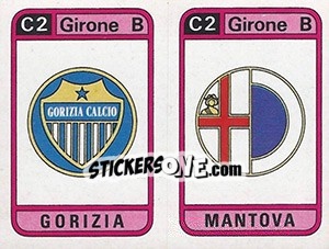 Figurina Scudetto Gorizia / Mantova - Calciatori 1983-1984 - Panini