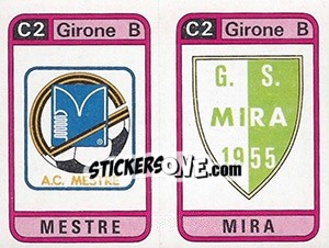 Cromo Scudetto Mestre / Mira