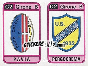 Cromo Scudetto Pavia / Pergocrema