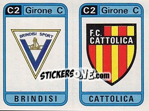 Figurina Scudetto Brindisi / Cattolica