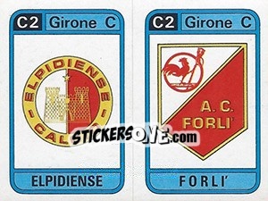 Sticker Scudetto Elpidiense / Forli' - Calciatori 1983-1984 - Panini