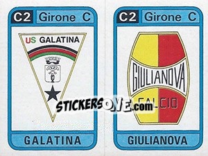 Sticker Scudetto Galatina / Giulianova