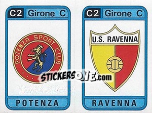 Figurina Scudetto Potenza / Ravenna