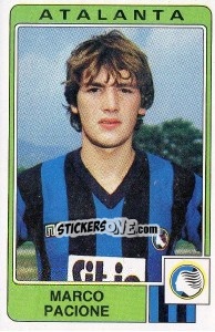Sticker Marco Pacione - Calciatori 1984-1985 - Panini