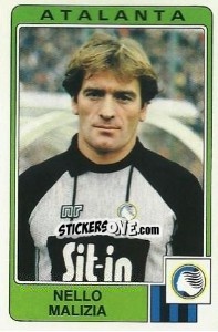 Sticker Nello Malizia - Calciatori 1984-1985 n. 34 - Panini