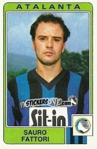 Sticker Sauro Fattori - Calciatori 1984-1985 - Panini