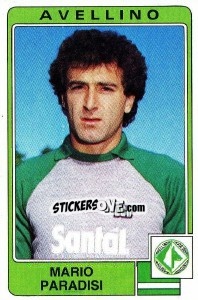 Figurina Mario Paradisi - Calciatori 1984-1985 - Panini