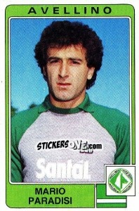 Sticker Mario Paradisi - Calciatori 1984-1985 n. 40 - Panini