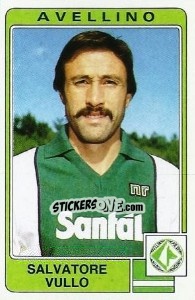 Cromo Salvatore Vullo - Calciatori 1984-1985 - Panini