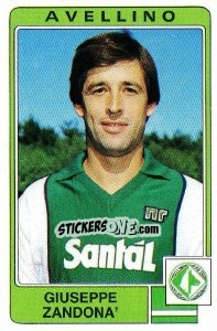Cromo Giuseppe Zandona' - Calciatori 1984-1985 - Panini