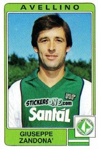 Sticker Giuseppe Zandona' - Calciatori 1984-1985 n. 45 - Panini