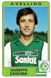 Figurina Giuseppe Zandona' - Calciatori 1984-1985 - Panini