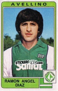 Sticker Ramon Angel Diaz - Calciatori 1984-1985 n. 50 - Panini