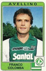 Sticker Franco Colomba - Calciatori 1984-1985 - Panini