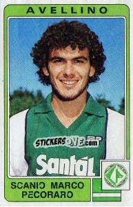 Figurina Scanio Marco Pecoraro - Calciatori 1984-1985 - Panini