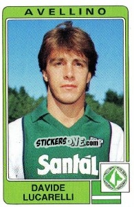 Sticker Davide Lucarelli - Calciatori 1984-1985 n. 55 - Panini