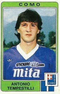 Sticker Antonio Tempestilli - Calciatori 1984-1985 n. 60 - Panini