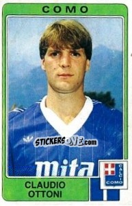 Sticker Claudio Ottoni - Calciatori 1984-1985 - Panini