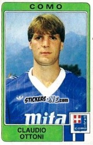 Sticker Claudio Ottoni - Calciatori 1984-1985 n. 61 - Panini