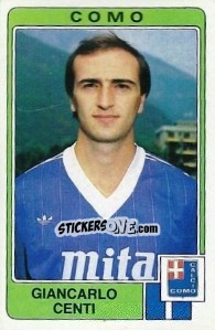 Sticker Giancarlo Centi - Calciatori 1984-1985 n. 62 - Panini