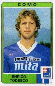 Cromo Enrico Todesco - Calciatori 1984-1985 - Panini