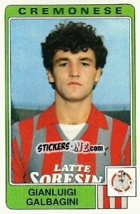 Sticker Gianluigi Galbagini - Calciatori 1984-1985 n. 83 - Panini