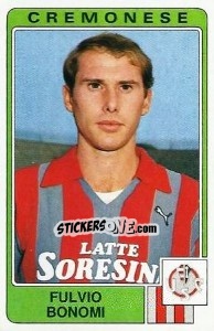 Sticker Fulvio Bonomi - Calciatori 1984-1985 n. 85 - Panini