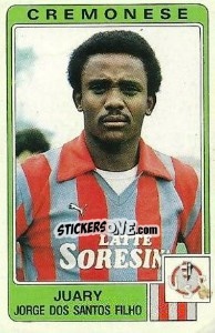 Sticker Juary Jorge Dos Santos Filho - Calciatori 1984-1985 - Panini