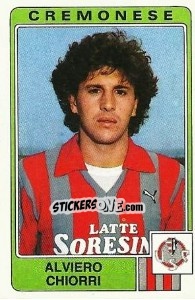 Sticker Alviero Chiorri - Calciatori 1984-1985 - Panini