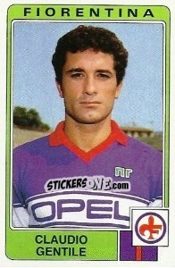 Sticker Claudio Gentile - Calciatori 1984-1985 n. 98 - Panini
