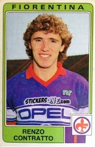 Sticker Renzo Contratto - Calciatori 1984-1985 n. 99 - Panini