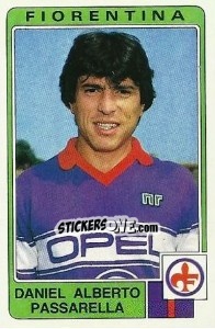 Sticker Daniel Alberto Passarella - Calciatori 1984-1985 n. 102 - Panini