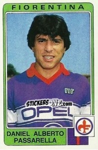 Figurina Daniel Alberto Passarella - Calciatori 1984-1985 - Panini