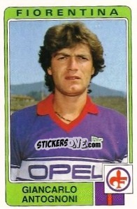 Cromo Giancarlo Antognoni - Calciatori 1984-1985 - Panini