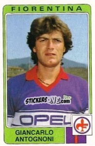 Sticker Giancarlo Antognoni - Calciatori 1984-1985 - Panini