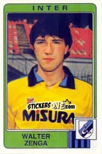 Sticker Walter Zenga - Calciatori 1984-1985 n. 116 - Panini