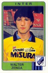 Sticker Walter Zenga - Calciatori 1984-1985 - Panini