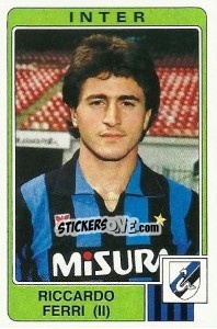 Figurina Riccardo Ferri - Calciatori 1984-1985 - Panini