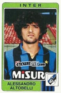 Sticker Alessandro Altobelli - Calciatori 1984-1985 - Panini