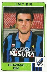 Sticker Graziano Bini - Calciatori 1984-1985 - Panini