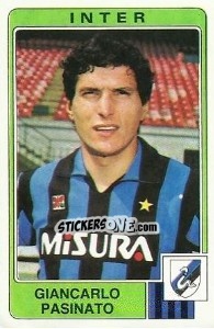 Sticker Giancarlo Pasinato - Calciatori 1984-1985 n. 132 - Panini