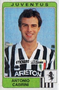 Sticker Antonio Cabrini - Calciatori 1984-1985 n. 137 - Panini